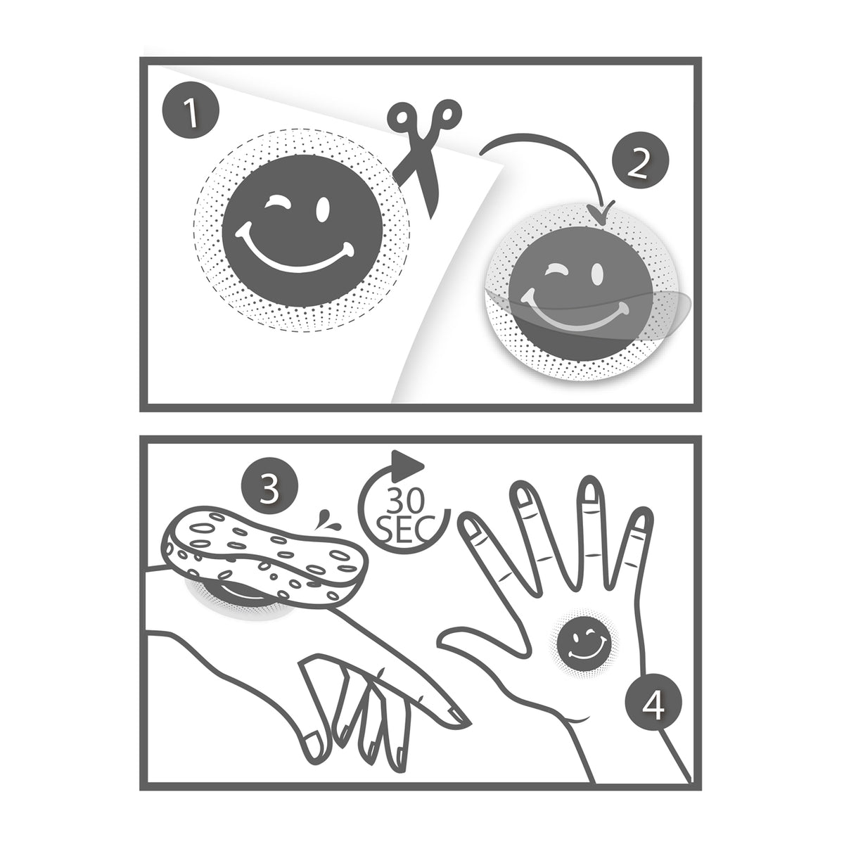 Trendhaus-Kinder-Glitzer-Tattoos-20-Stueck-Chill-and-Smile-963826-Anleitung-lafueliki