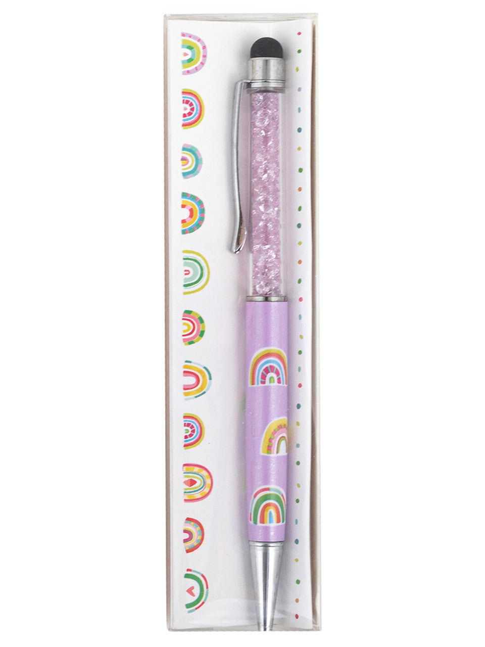 Trendhaus-Kugelschreiber-Glitterstone-mit-Touchpen-954763-lila-lafueliki