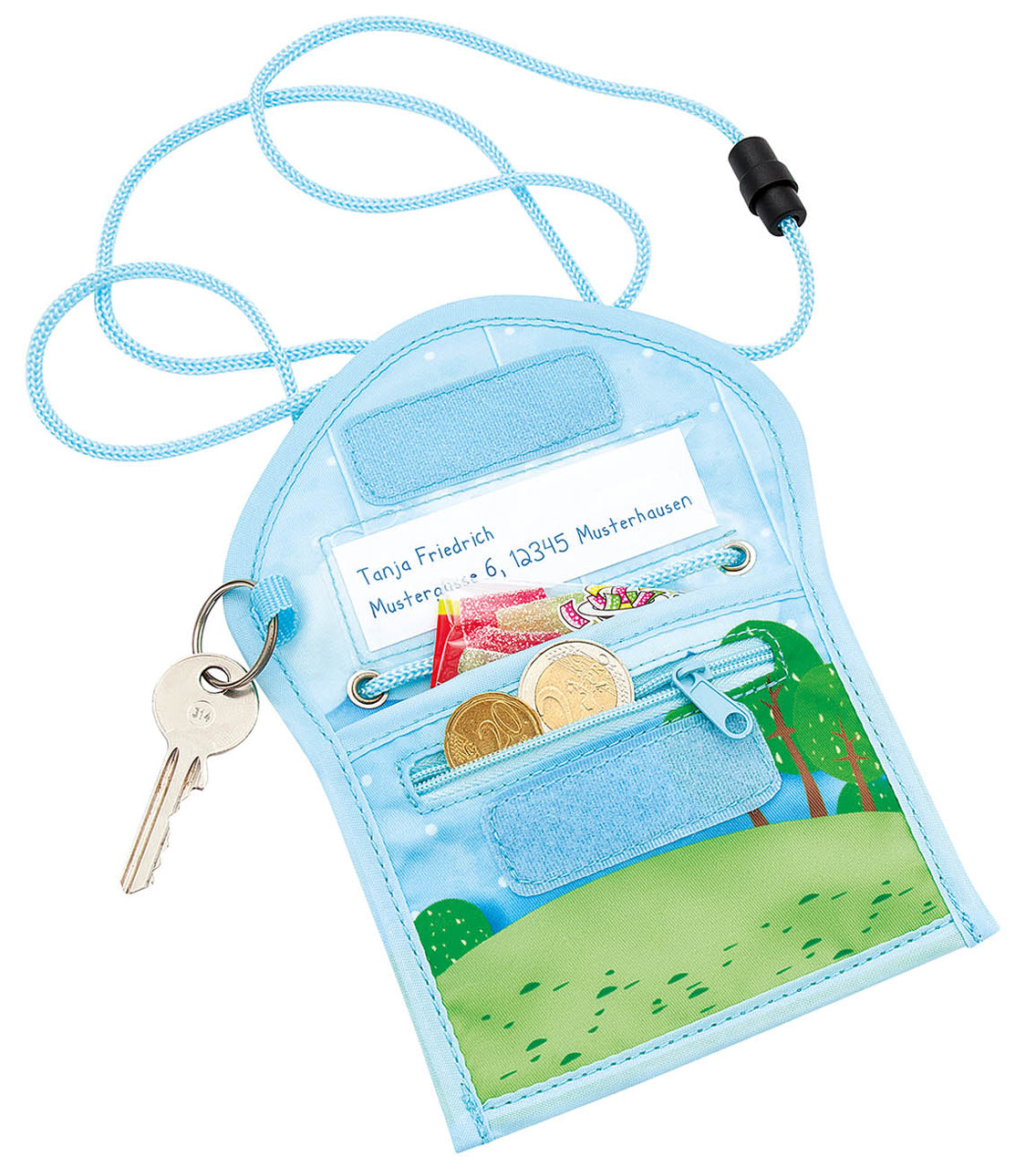 WEDO-Brustbeutel-fuer-Kinder-Einhorn-Maedchen-2413003-offen-lafueliki