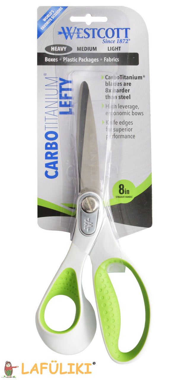 Westcott-Linkshaender-titan-Schere-CARBO-TITANIUM-lefty-erwachsene-Lafueliki