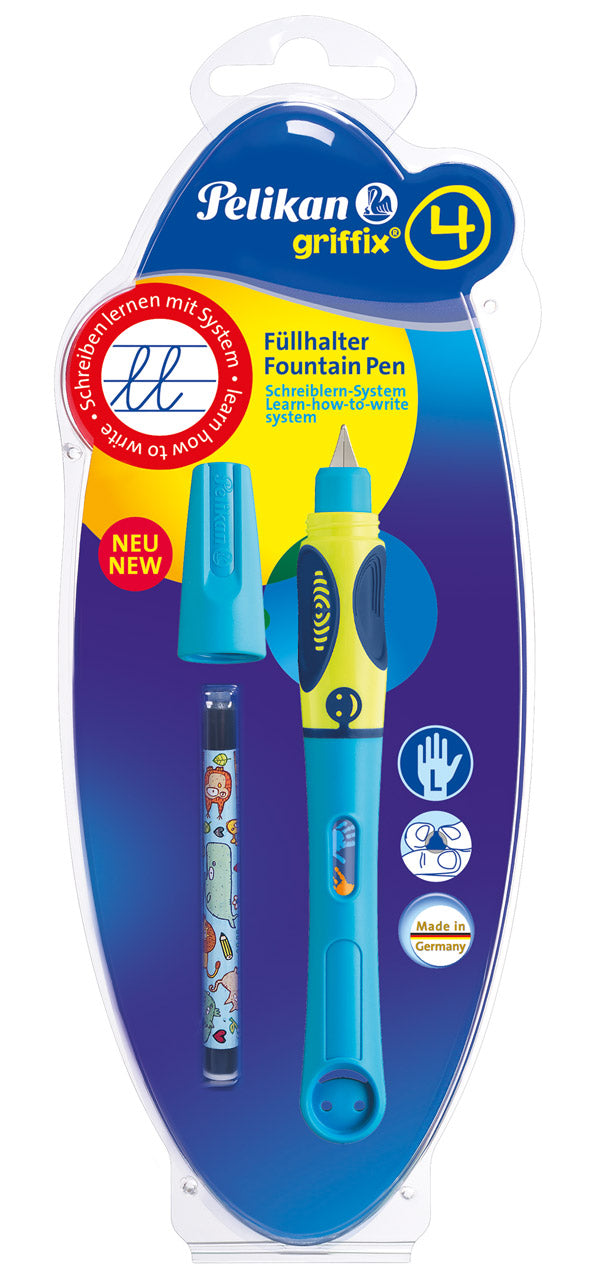 Pelikan Griffix Füller für Linkshänder Color Edition in Blister Verpakung