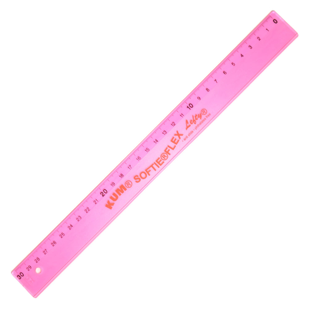 kum-Softie-flex-Lineal-30-cm-fuer-Linkshaender-pink-kaufen-lafueliki